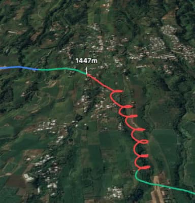 Exemple de phases de vol